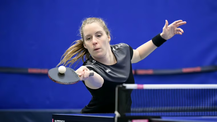 Jessica Groß bei den Baden-Württembergischen Meisterschaften in der Mazmannhalle