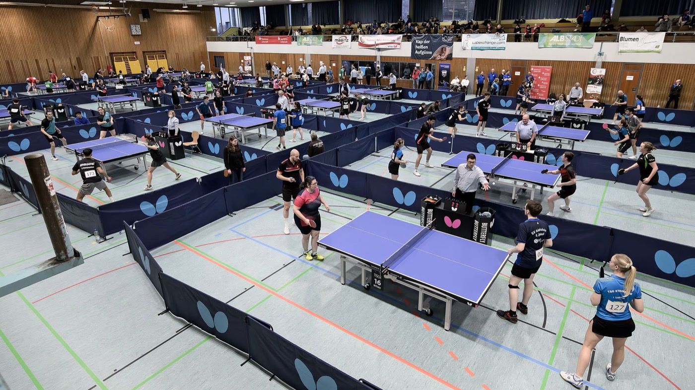 Volle Mazmannhalle während der Meisterschaften