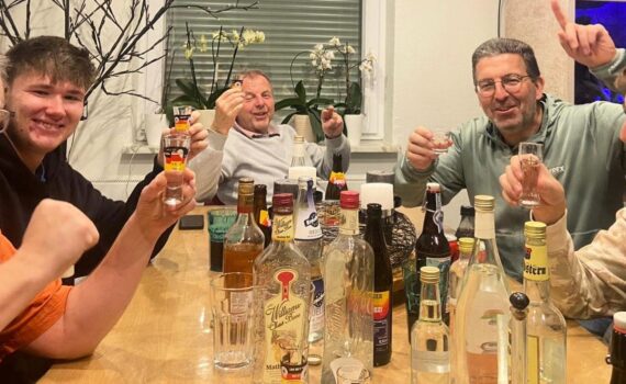 Mannschaft nach dem Sieg gegen TSV Bad Saulgau